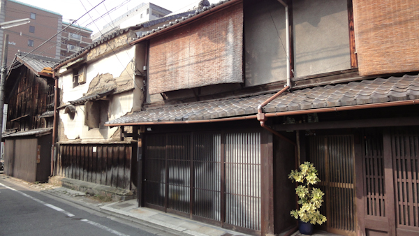 a traditional japanese wooden house